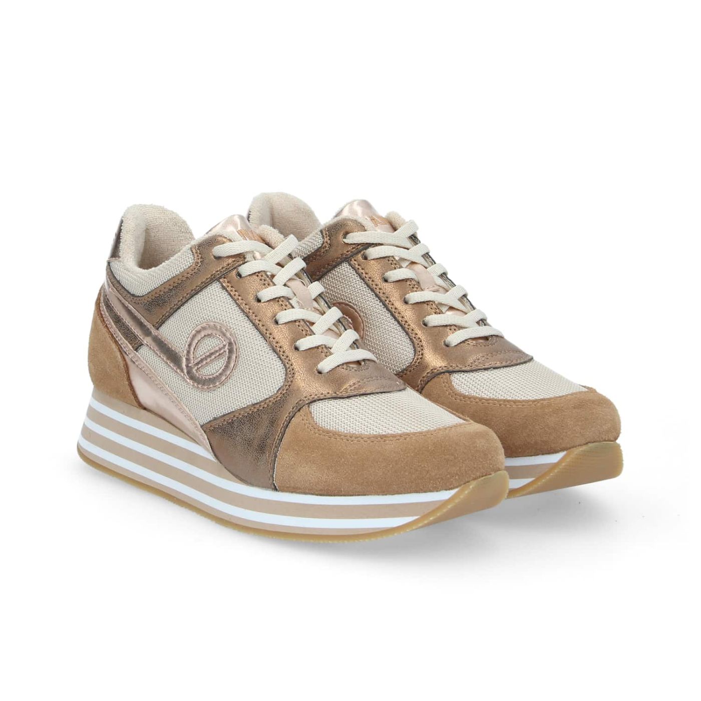 PARKO JOGGER W - KNIT/SDE/DUSTY - BEIGE/NUTS/COPPER